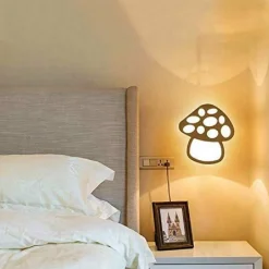 APPLIQUE LED FORMA FUNGO LAMPADA PARETE DECORATIVA 9W 3 COLORAZIONE LUCE AQ26-B3C