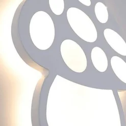 APPLIQUE LED FORMA FUNGO LAMPADA PARETE DECORATIVA 9W 3 COLORAZIONE LUCE AQ26-B3C