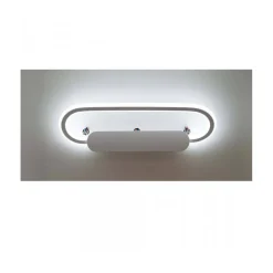 APPLIQUE LED LAMPADA DA SPECCHIO 16W OVALE BAGNO LUCE 3000K 6500K 4000K 45CM F06