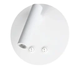 APPLIQUE LED ORIENTABILE DA PARETE DOPPIA FONTE LUMINOSA 8 WATT LUCE CALDA 3000K MR-01