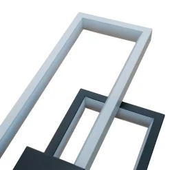 APPLIQUE LED RETTANGOLARE 2X23W CCT 3000K A 6500K PARETE DIMMERABILE TELECOMANDO