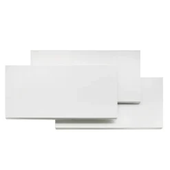 APPLIQUE LED RETTANGOLARE 12W 650 LM A PARETE 3 TEMPERATURE DI LUCE CCT E41-B3C