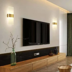 APPLIQUE LED RETTANGOLARE 10W PARETE DOPPIA EMISSIONE 3 COLORAZIONE LUCE E37-C3C