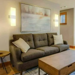 APPLIQUE LED RETTANGOLARE 10W PARETE DOPPIA EMISSIONE 3 COLORAZIONI LUCE E37-B3C