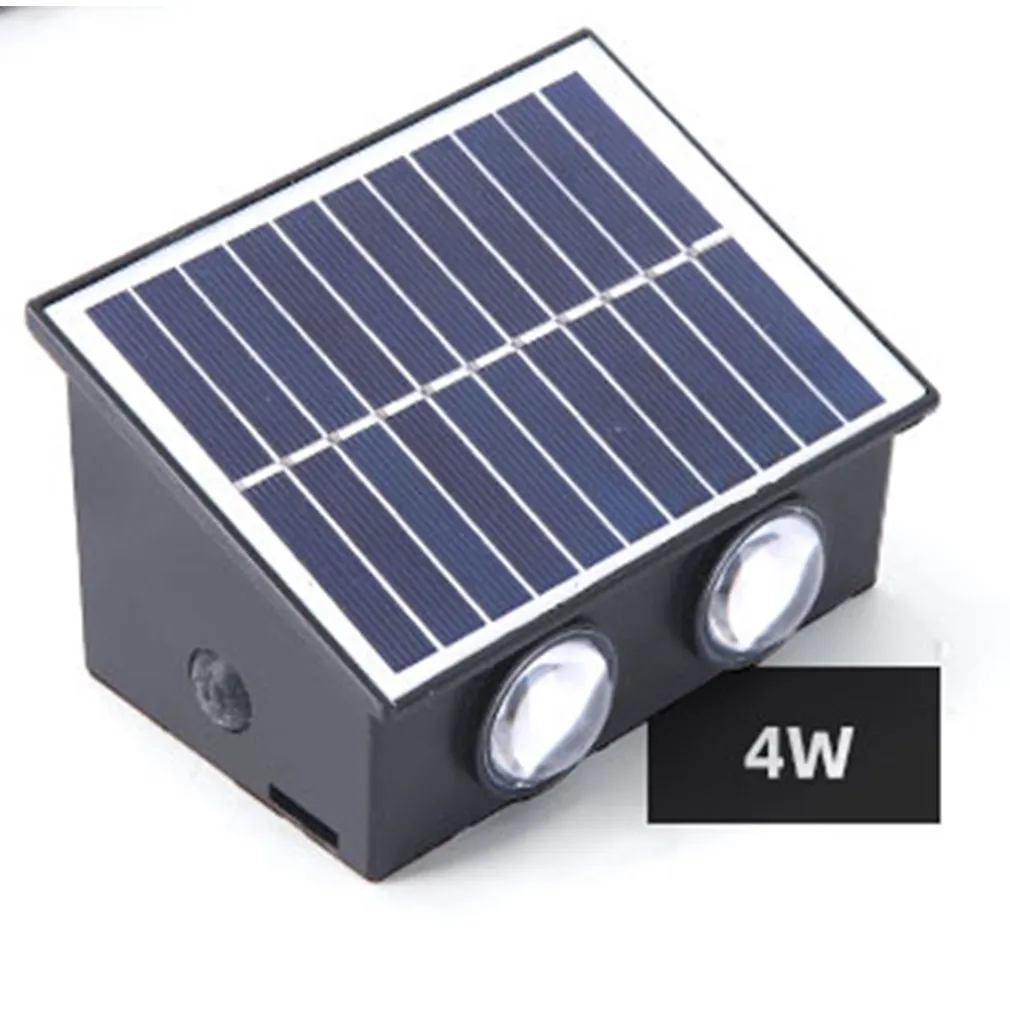 APPLIQUE LED SOLARE ESTERNO GIARDINO A PARETE CON SENSORE LUCE CALDA 3000K IP65 EWG-04T-C