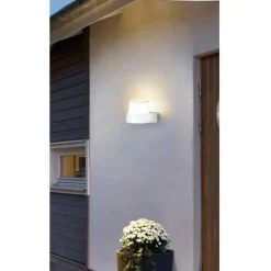 APPLIQUE MODERNA A LED ESTERNO DA PARETE 7 W BIANCO LUCE 6500K 3000K 4000K ES57