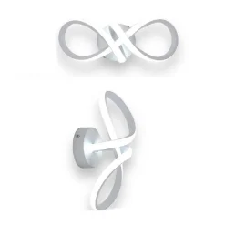 APPLIQUE MODERNO INTRECCIATO A LED 13 W DA PARETE 3 COLORAZIONE DI LUCE AQ30-3C