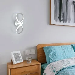 APPLIQUE MODERNO INTRECCIATO A LED 13 W DA PARETE 3 COLORAZIONE DI LUCE AQ30-3C
