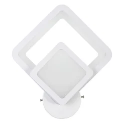 APPLIQUE MODERNO LED ROMBO 12W LAMPADA DA PARETE TRE COLORAZIONE DI LUCE E82-B3C