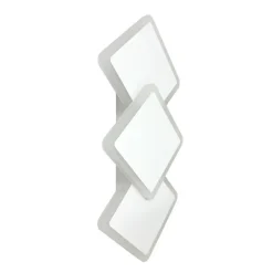 APPLIQUE MODERNO TRIPLO ROMBI A LED 14W DA PARETE 3 COLORAZIONI DI LUCE AQ31-B3C