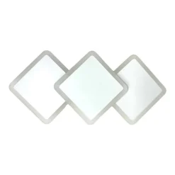 APPLIQUE MODERNO TRIPLO ROMBI A LED 14W DA PARETE 3 COLORAZIONI DI LUCE AQ31-B3C