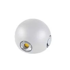 APPLIQUE MURO A SFERA 4 FASCI DI LUCE ESTERNO BIANCO LUCE 3000K 6000K 4000K ES58