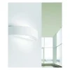 APPLIQUE MURO MODERNO IN GESSO MEZZALUNA SLIM 1XR7S LAMPADA VERNICIABILE GS-E62