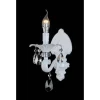 APPLIQUE PARETE A CANDELABRO STILE VINTAGE ATTACCO E14 LAMPADA MURO RETRO' E43-1