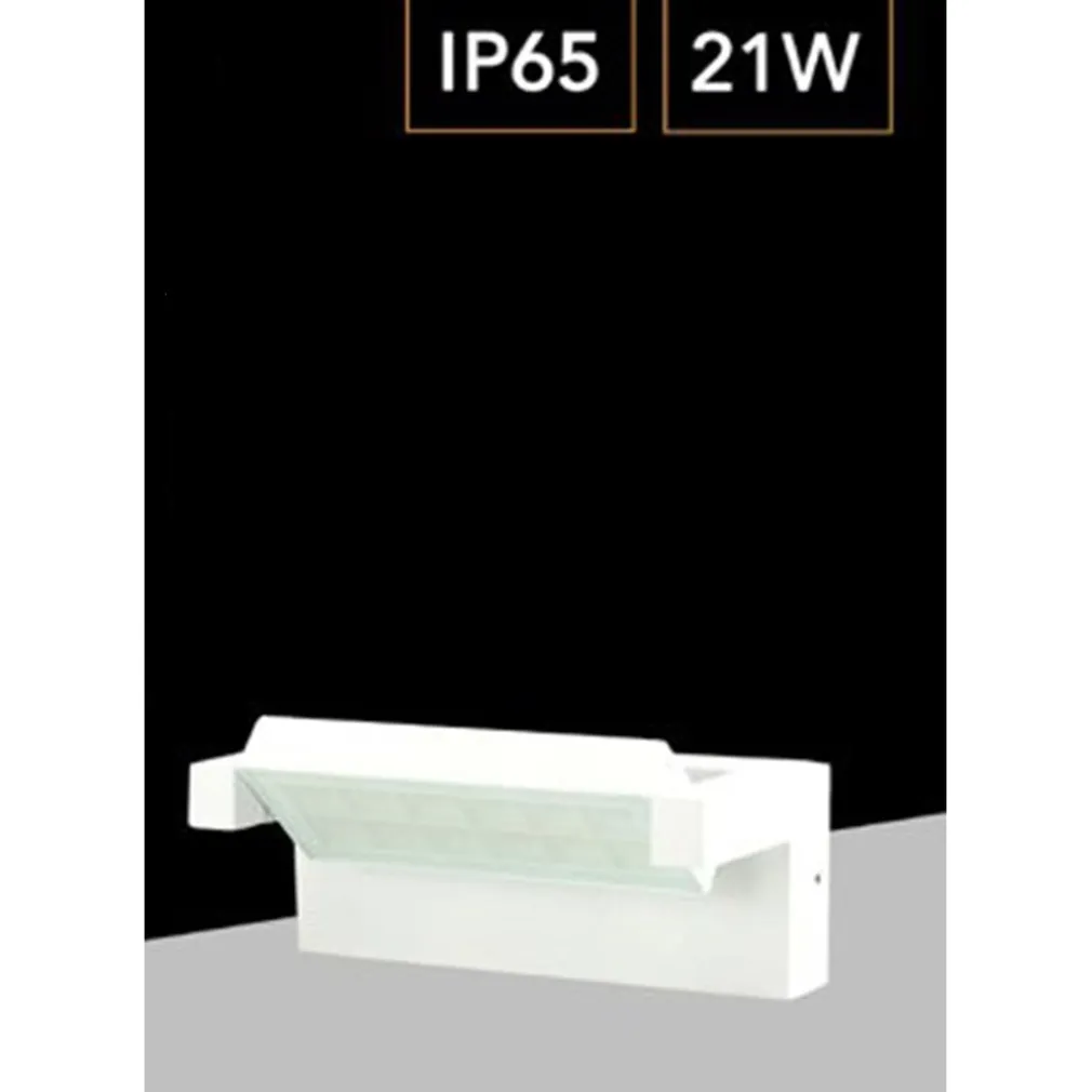 APPLIQUE PARETE INCLINABILE ESTERNO 21W TECNOLOGIA CCT 3 TONALITÀ DI LUCE IP65 472-3C