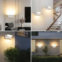 APPLIQUE PARETE INCLINABILE ESTERNO 21W TECNOLOGIA CCT 3 TONALITÀ DI LUCE IP65 472-3C