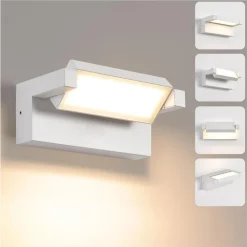 APPLIQUE PARETE INCLINABILE ESTERNO 21W TECNOLOGIA CCT 3 TONALITÀ DI LUCE IP65 472-3C