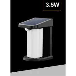 APPLIQUE PARETE LED LUCE 3000K 6500K PANNELLO SOLARE SENSORE MOVIMENTO YH0619-PIR