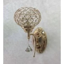 APPLIQUE PARETE MODERNO PARALUME CON CRISTALLI ACRILICO PENDENTE ATTACCO G9 E19