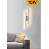 APPLIQUE PARETE MODERNO 10W LUMETTO ABAT JOUR BIANCA LUCE 6500K 4000K 3000K E87B