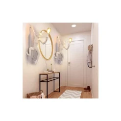 APPLIQUE PARETE RETRÒ PER INTERNI A FORMA DI SCIMMIA ILLUMINAZIONE VINTAGE E44