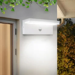 APPLIQUE PER ESTERNO 10 W CON SENSORE PIR DI MOVIMENTO TECNOLOGIA CCT IP54 SS-ESA-013C