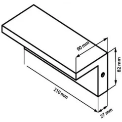 APPLIQUE PER ESTERNO 10 W CON SENSORE PIR DI MOVIMENTO TECNOLOGIA CCT IP54 SS-ESA-013C