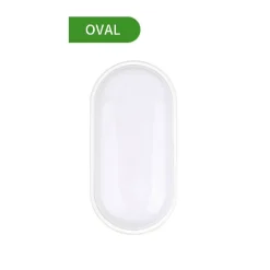 APPLIQUE PLAFONIERA LED LAMPADA OVALE TARTARUGA ESTERNO INTERNO A PARETE 15W