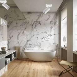 APPLIQUE PLAFONIERA ORIENTABILE DA SOFFITTO PARETE 1 DIFFUSORE LAMPADA GU10 TS-1