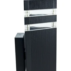 APPLIQUE PLAFONIERA SINGOLO FARETTO FASCIO DW NERO TRIANGOLARE 10,7X20,5 CM LUCE