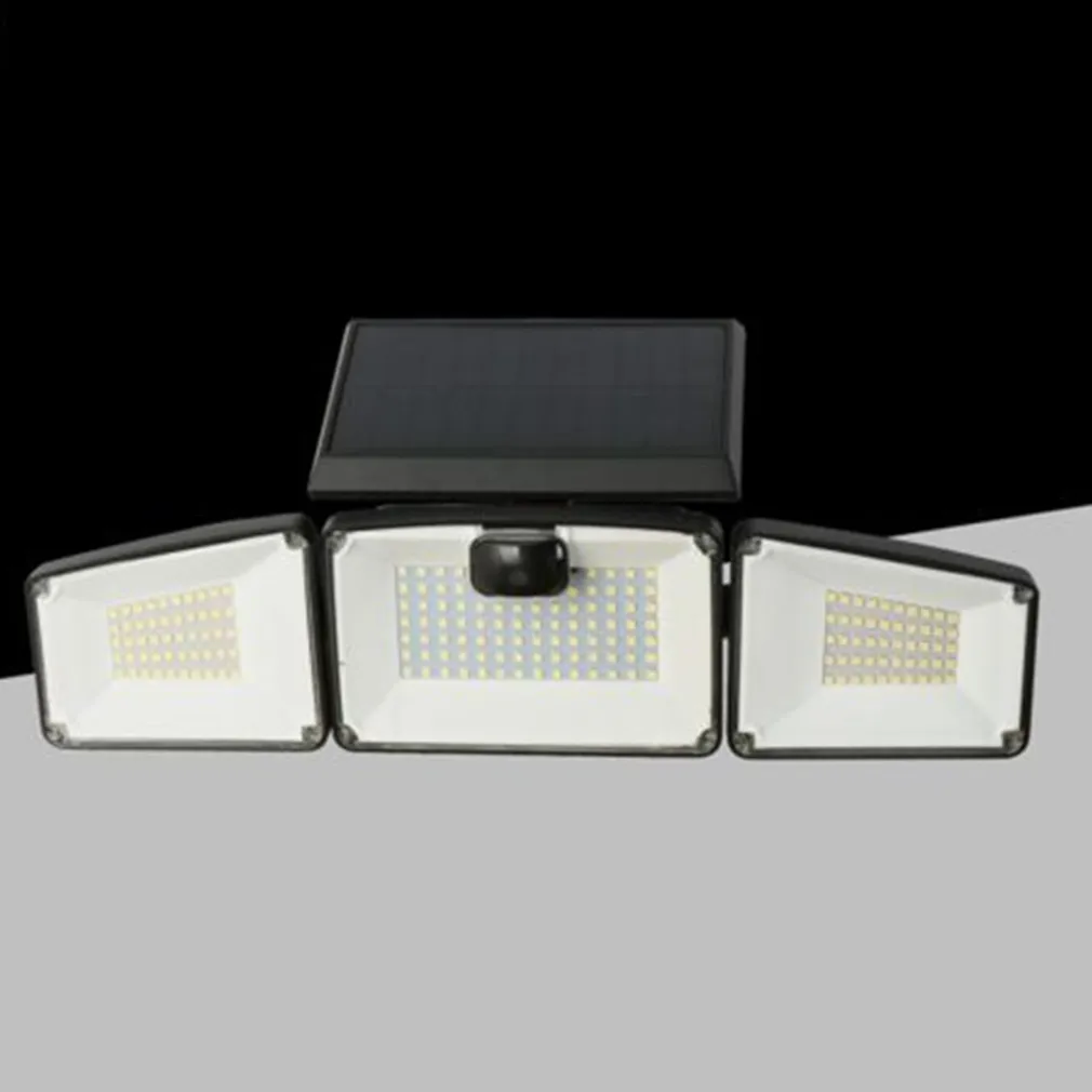 APPLIQUE SOLARE CON SENSORE LAMPADA PARETE LED DA ESTERNO IP65 LUCE FREDDA 6500K EWF-07T-F