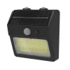 APPLIQUE SOLARE DA ESTERNO CON SENSORE DI MOVIMENTO IP54 12W LUCE 3000K+6500K ZQ-DB-002JX