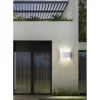 APPLIQUE 16W UP&DOWN LAMPADA MURO BIANCO ESTERNO IP65 LUCE 3000K 6500K 4000K ES68