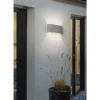 APPLIQUE 16W UP&DOWN LAMPADA MURO GRIGIO ESTERNO IP65 LUCE 4000K 3000K 6500K ES68