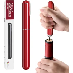 APRIBOTTIGLIE A PRESSIONE ARIA CON TAGLIACAPSULE CAVATAPPI A POMPA REGALO AMANTI VINO CASA