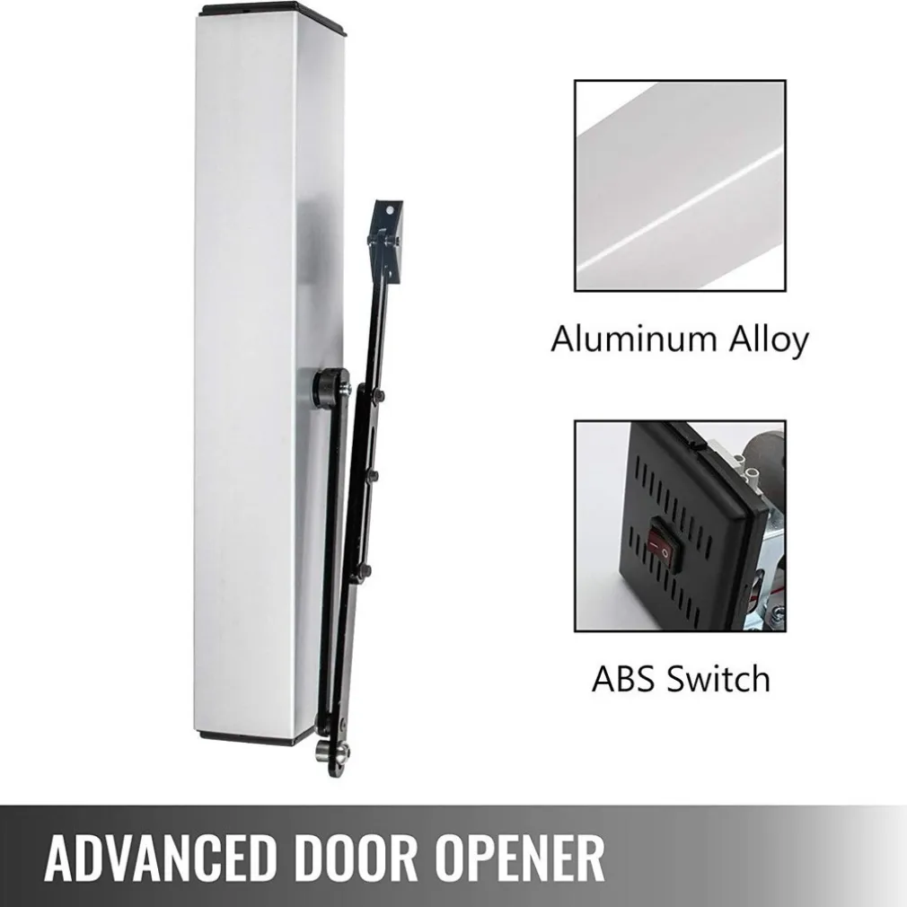 APRIPORTA AUTOMATICO MAGNETICO A BATTENTE 50 W REGOLABILE A 120 GRADI IN ACCIAIO