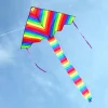 AQUILONE ARCOBALENO CODA LUNGA GIOCO ESTERNO SPIAGGIA SUPER FACILE DA PILOTARE