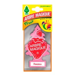 ARBRE MAGIQUE MONO DEODORANTE PROFUMATORE AUTO PROFUMAZIONE FRAGRANZA FRAGOLA