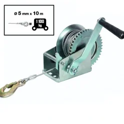 ARGANO VERRICELLO PARANCO MANUALE 2 VELOCITA' TRAZIONE 1100/2200 KG RIBITECH