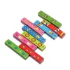 ARMONICA BOCCA COLORATA IN LEGNO BAMBINI BIMBI SCUOLA MUSICA SUONI
