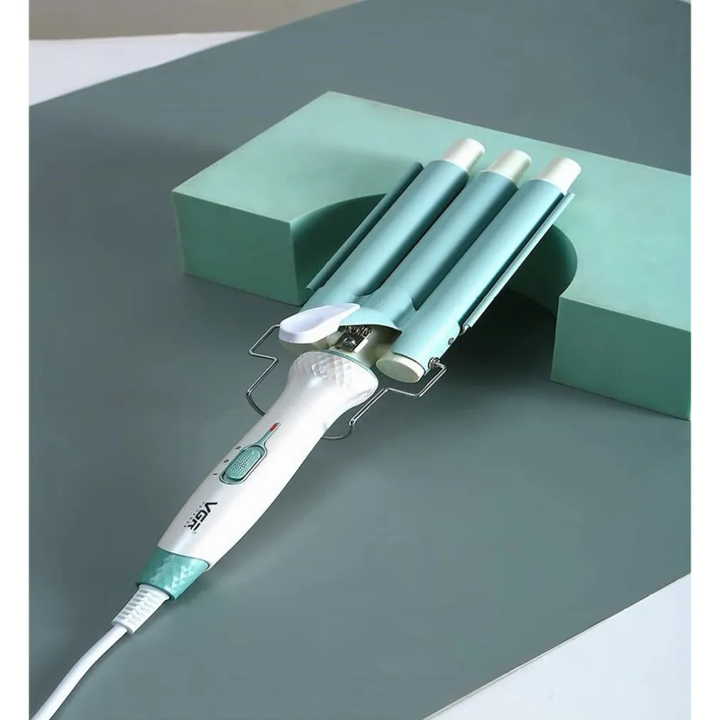 ARRICCIACAPELLI ELETTRICO PROFESSIONALE A 3 CILINDRI 22MM STYLING MAX 220°C V-595