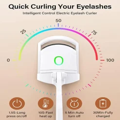 ARRICCIACIGLIA RISCALDATO RICARICABILE ARRICCIATORE ELETTRICO PER CIGLIA PORTATILE