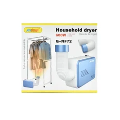 ASCIUGABIANCHERIA ELETTRICO ASCIUGATRICE MULTIFUNZIONE PORTATILE 600 WATT Q-NF72