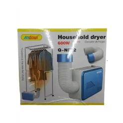 ASCIUGABIANCHERIA ELETTRICO ASCIUGATRICE MULTIFUNZIONE PORTATILE 600 WATT Q-NF72