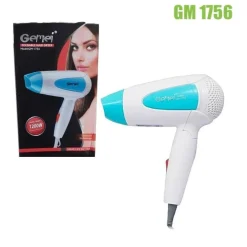 ASCIUGACAPELLI 1200 WATT MANICO PIEGHEVOLE VENTO FREDDO/CALDO 2 VELOCITA' GM1756