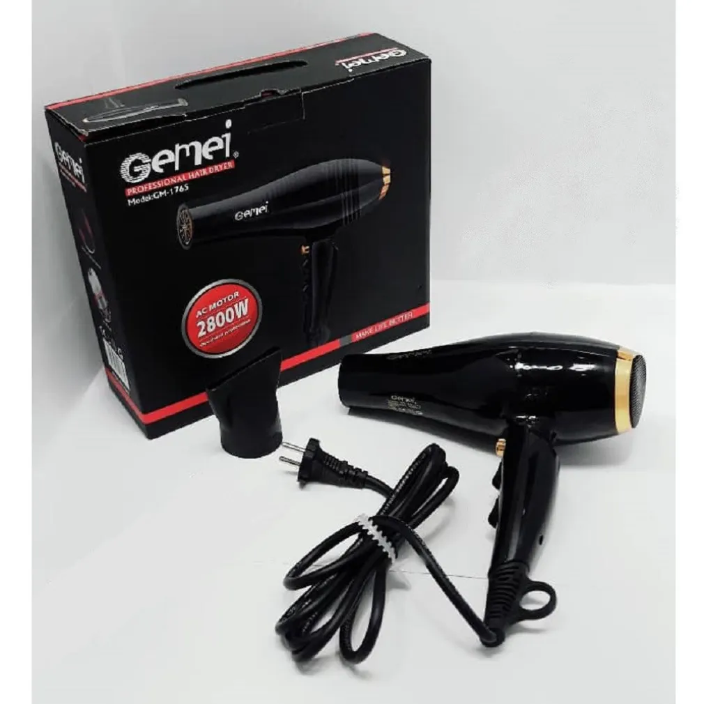 ASCIUGACAPELLI PROFESSIONALE 2800W PHON ULTRA POTENTE ASCIUGATURA RAPIDA GM-1765