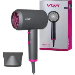 ASCIUGACAPELLI PROFESSIONALE 2000W 2 VELOCITÀ CONCENTRATORE PULSANTE COOL SHOT V-400