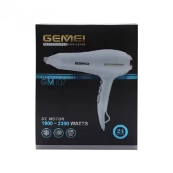 ASCIUGACAPELLI PROFESSIONALE CON MOTORE DC 3 VELOCITA' PARRUCCHIERE 2300W GM-107