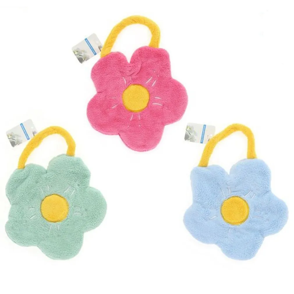 ASCIUGAMANO A FIORE MORBIDO CORDINO PORTATILE ASSORBENTE PER BAGNO CUCINA BAMBINI 10776