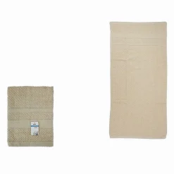 ASCIUGAMANO DA BAGNO OSPITE IN COTONE MORBIDA 30 X 50 CM 65GR COLORE BEIGE 79493